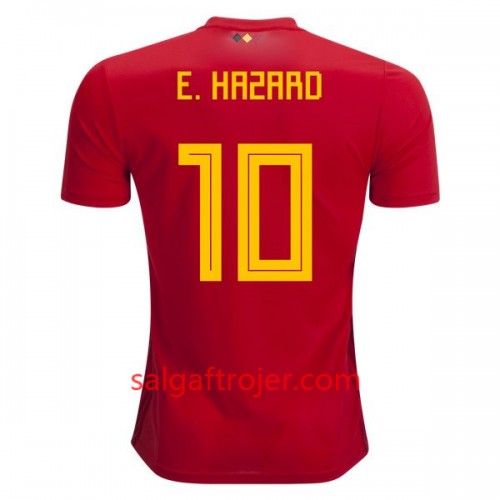 Belgien Fodboldtrøjer E.Hazard 10 Hjemmebanesæt VM 2018 Belgien Fodboldtrøjer E.Hazard 10 Hjemmebanesæt VM 2018